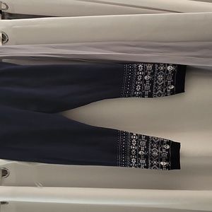 Torrid navy fleece leggings